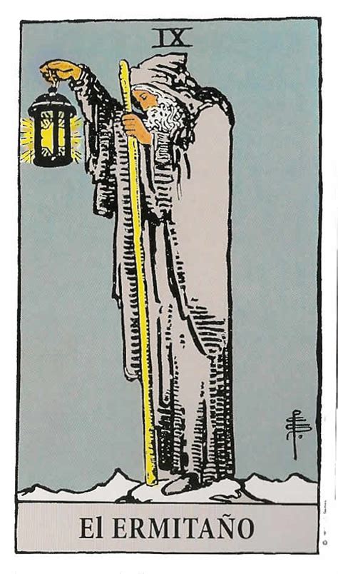 carta del tarot el ermitaño|El Ermitaño en el tarot